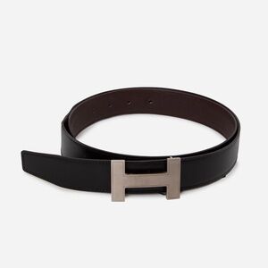 Hermes Reversible Buckle H Belt 30 MM #90